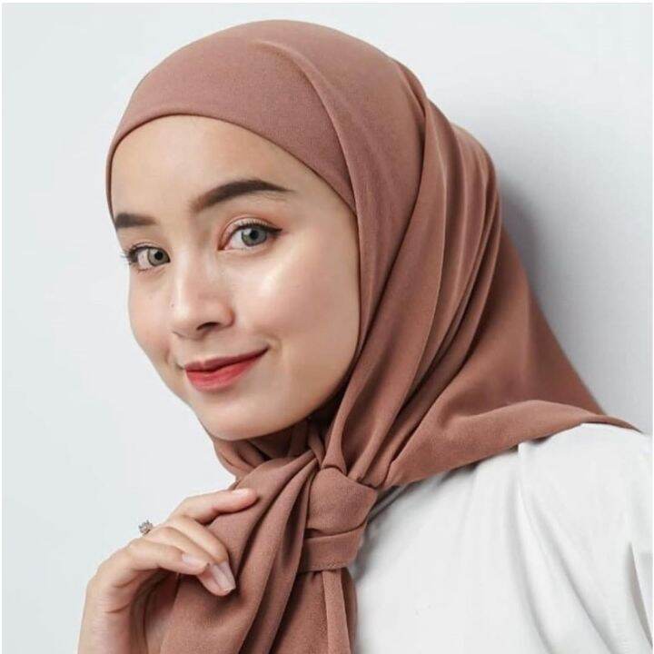 Promo Aa Store Kerudung Segi Empat Instan Inner In Hijab Segi Instant Ineer Ceruty