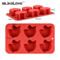 Holiday Discounts SILIKOLOVE 3D Unicorn Soap Mold Silicone Soap Mold For DIY Soap Making Handmade 6 Cavity Soap Form