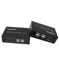 4K HDMI-COMPatible Kvm Switch USB 2 Port Two in One Out Splitter