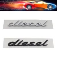 ตัวอักษร ดีเซล ปอเช่ พอร์ช ติดด้านหข้าง แก้มรถยนต์ มีกาวพร้อมติดตั้ง Diesel Porsche side fender logo silver or black cayenne