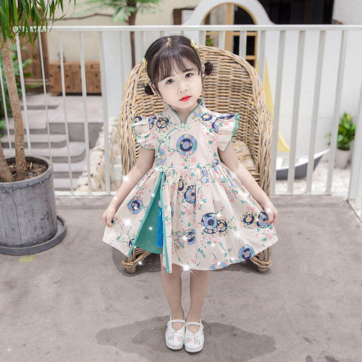 rsn-2022-ใหม่สาวชุดเดรสฤดูร้อนสไตล์ตะวันตกเด็ก-cheongsam-กระโปรงฤดูร้อนเด็กสไตล์จีนเจ้าหญิงกระโปรง-hm-12