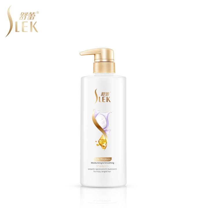 SLEK Silk Protein Moisturizing&Smoothing Shampoo 500ml | Lazada PH