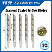 TASP 5pcs 100mm T Shank จิ๊กเพชรใบเลื่อยชุดกระเบื้องแกรนิตอุปกรณ์เครื่องมือไฟฟ้า