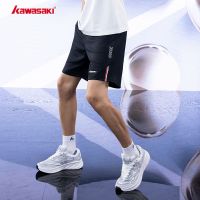 original 2023 New Fashion version kawasaki/Kawasaki new badminton uniform for men and women knitted sports casual shorts breathable quick-drying loose