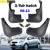 Mud Flaps สำหรับ Toyota Yaris Hatchback Hatch 2005-2011 Vitz Daihatsu Charade Mudflaps Splash Guards Mudguards 2006 2007 2008 2009