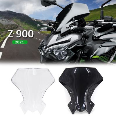 2023 2022 2020 2021สำหรับ KAWASAKI Z900 Z 900ใหม่อุปกรณ์เสริมรถจักรยานยนต์กระจกบังลมกระจกบังลมแผ่นเบนทางลมแอร์