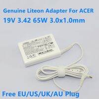 Liteon PA-1650-80แท้19V 3.42A 65W อะแดปเตอร์ AC สำหรับ ACER Aspire S3 S5 S7 S7-391 ULTRABOOK ชุด W710อุปกรณ์ชาร์จไฟสำหรับแล็ปท็อป