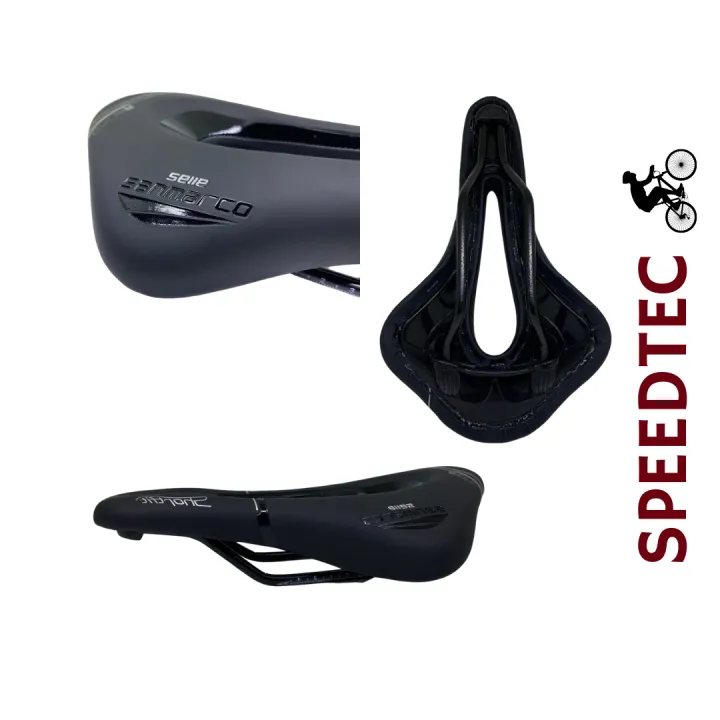 Bike Saddle for MTB/BMX and Road Bike (SAN MARCO) Bicycle Saddle (Black