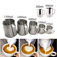 Stainless Steel Milk Frothing Jug Espresso Coffee Pitcher Craft Coffee Latte 150ml 350ml 550ml 600ml 1000ml