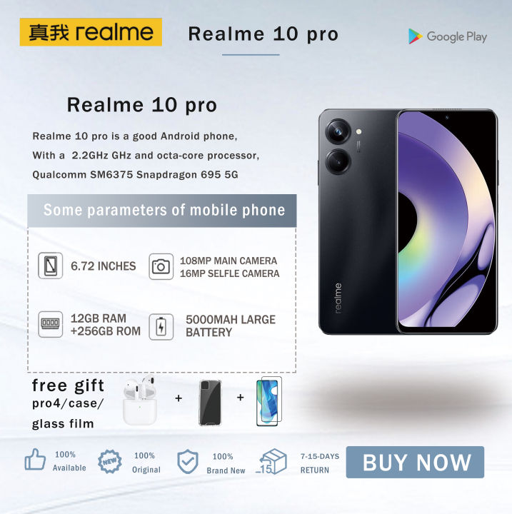 global-rom-realme-10-pro-10-pro-5g-8-256-gb-วอลคอมม์คู่-sm6375-snapdragon-695-5g-6-nm-5000-mah-6-72นิ้ว