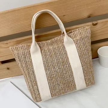 Rattan on sale tote bag