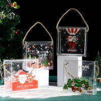 Clear Gift Packaging Transparent Dessert Boxes Clear PVC Gift Box Transparent Candy Bags Clear Biscuit Baking Box