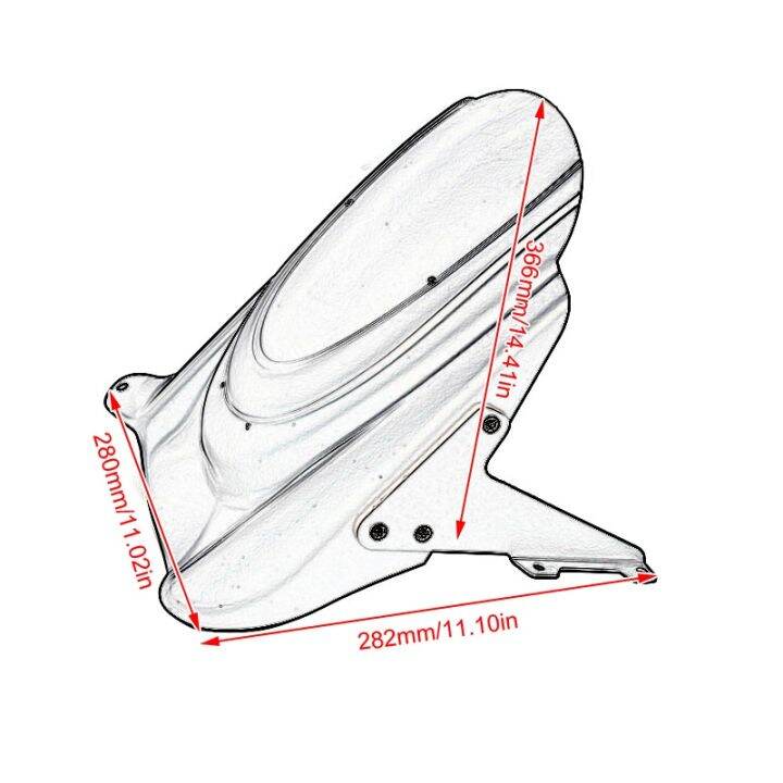 versys650ด้านหลังยาง-hugger-fender-mudsling-mudguard-mudflap-mud-flap-splash-guard-สำหรับ-kawasaki-versys-650-kle650-2007-2021