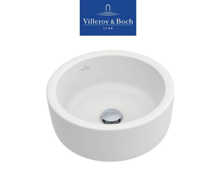 Villeroy & Boch Architectura Round Surfacemounted washbasin, 400 x 400