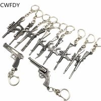 Game Keychain Jewelry Weapon Gun Model Metal Pendant Key Chain Fashion Chaveiro Bag Car Key Holders For Kids Men Jewelry