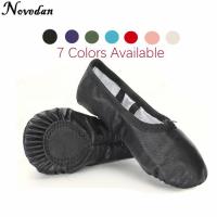 hot【DT】 Ballet Slippers Split Sole Leather Soft Shoes Child And Sneakers