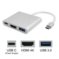 3In1 แปลง Type C to HDMI+USB3.0+PD พร้อมส่ง จากไทย