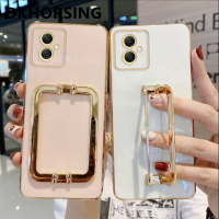 เคสโทรศัพท์มือถือซิลิโคนป้องกัน S23 FE 5G M34 A05S ปลอกอ่อนเคลือบอย่างหรูหรา Samsung กาแล็คซี่ A05s พร้อม SAMSUNGA05ฝาปิดมีที่ยึดหัวเข็มขัดเหล็กสี่เหลี่ยม