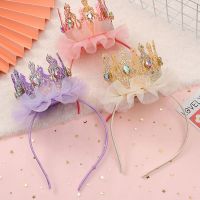 Baby Headband Kids Fashion Rhinestones Mesh Hairband Hair Accessories