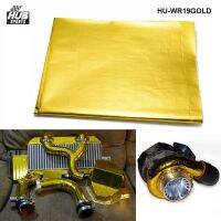 39 x 47 SELF ADHESIVE REFLECT A GOLD HEAT WRAP BARRIER FOR THERMAL RACING ENGINE EXHAUST For Toyota HU-WR19GOLD