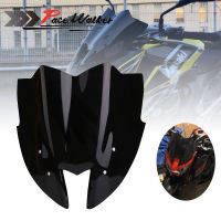 Free Shipping Black Motorcycle Windshield WindScreen Viser VIsor front glass For kawasaki Z800 2014 2015 2016