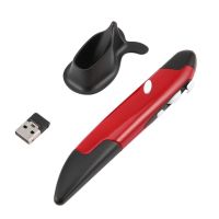 Elife Mini 2.4GHz Wireless Optical Pen Mouse ปรับได้500/1000DPI สำหรับ Android PC