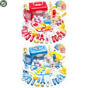 BouPower IN stock 51pcs Doctor Kit For Kids Pretend Play Medical Kit With