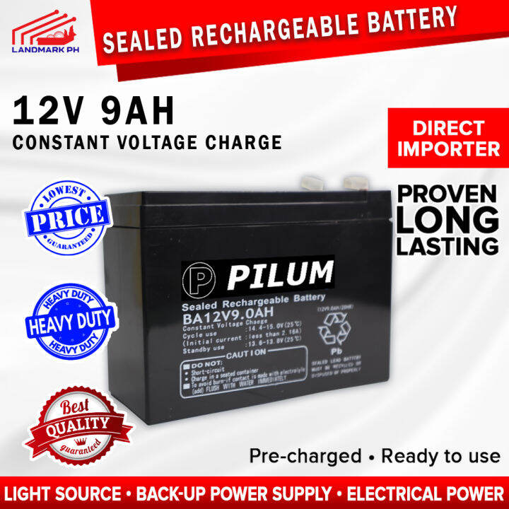 LANDMARK 12V 9AH / 20HR UPS Sealed Rechargeable Lead Acid Battery 12
