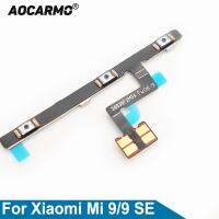 ปุ่มปรับระดับเสียง Aocarmo ปุ่มด้านข้างคีย์ Flex Cable อะไหล่สําหรับ Xiaomi Mi 9 SE Mi9