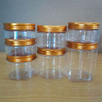 Wholesale 50g 80g 100g 120g 150g 200g 250g Clear Plastic Jar and Lids Empty Cosmetic Containers Makeup Box Travel Bottle