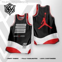 ◇✚✠ JORDAN BLACK AND RED BASKETBALL JERSEY Full Sublimation customized name and number