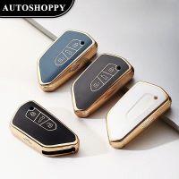 SHJGKFD Fashion TPU Car Key Case Cover Shell Fob For Volkswagen VW Golf 8 MK8 ID-4 ID-6 For Skoda Octavia A8 For Seat Leon FR MK4 Cupra