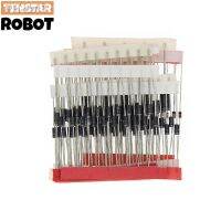 1N4148 1N4007 1N5819 1N5399 1N5408 1N5822 FR107 FR2078values 100pcsElectronic Components PackageDiode Assorted Kit