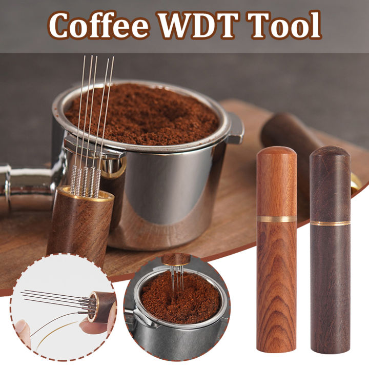 wdt-ที่กวนกาแฟเอสเปรสโซ่อุปกรณ์เครื่องมือชงกาแฟเอสเปรสโซชงกาแฟ5เข็ม-เครื่องปั่นเอสเปรสโซ่มือจัดแนวด้วยตัวเอง