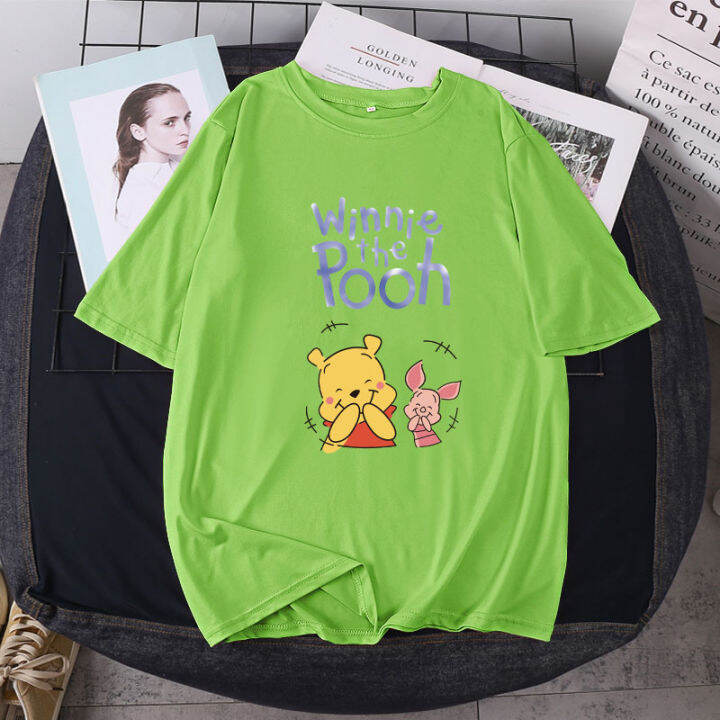 bk-435-เสื้อยืดแขนสั้นพร้อมส่ง-8สี-ลายการ์ตูน-ขายดีตามเทรนต์-ลายน่ารัก-สีสันสดใส่น่ารัก-ใส่ได้ทั้งหญิงและชาย-s-3xl-ปลีก-ส่ง