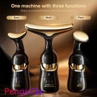 PengsiOa 3 ใน 1 EMS Face Lift Massager คอกระชับผิวรอบดวงตาเครื่องมือความงาม 3 IN 1 EMS Face Lifting Massager Neck Firming Eye Massage Skin Fine Lines Beauty Tools