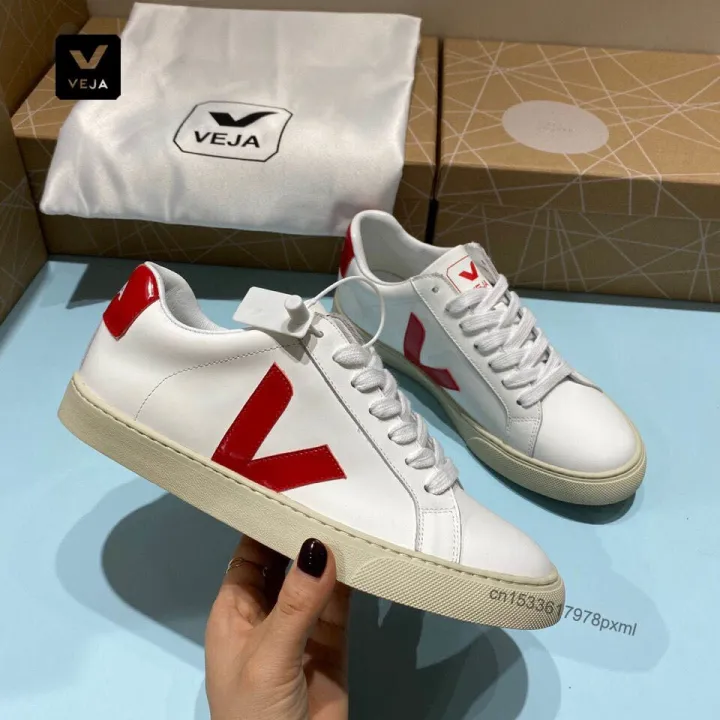 Veja Esplar Leather Series Men and Women Spring Retro French Small White  Shoes Unisex None-Slip Wearable Leisure Sports Sneakers | Lazada PH