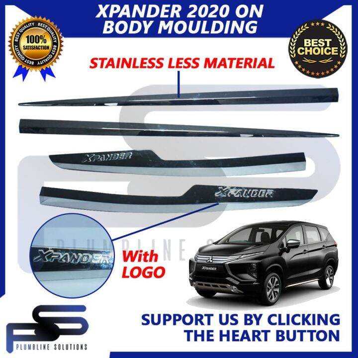 Side Body Moulding for Mitsubishi Xpander GLX / GLS 2018 2019 2020 2021