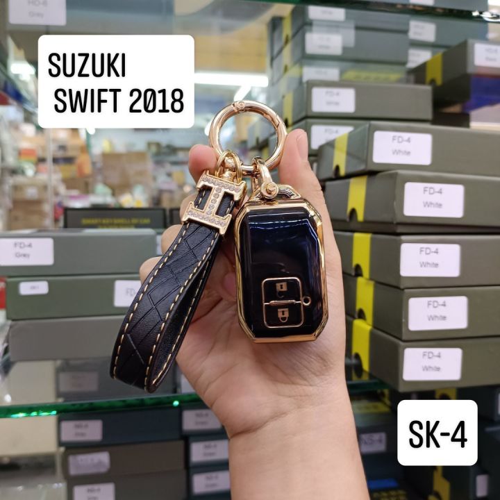 suzuki-swift-2018-ปลอกกุญแจ-เคสกุญแจ-รถยนต์-tpu-พร้อมพวงกุญแจ-ราคาพิเศษ-ส่งจากไทย