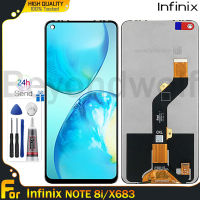 Beyondwolf จอ LCD แบบดั้งเดิมสำหรับ8i Infinix Note สัมผัสหน้าจอ LCD หน้าจอดิจิตอลแทนการประกอบสำหรับ8i X683แสดงหน้าจอ X683B