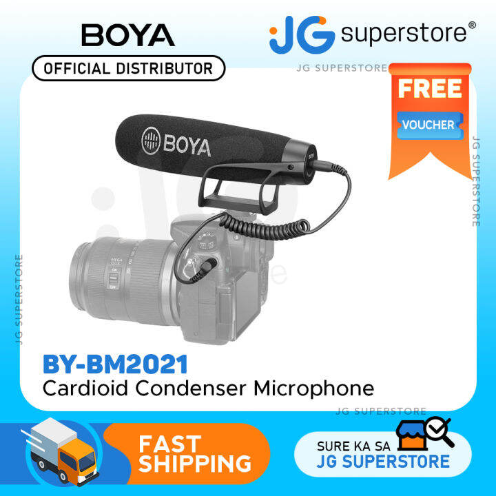 Boya BYBM2021 BM2021 Wired OnCamera SuperCardioid Shotgun Microphone