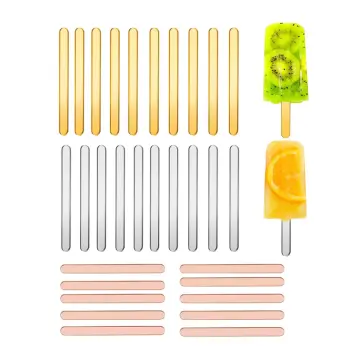 50pcs Acrylic Ice Cream Sticks Cakesicle Popsicle Stick for Cake Candy DIY  Craft