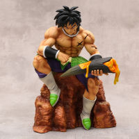 24ซม. Z Broly Broli ท่านั่ง PVC Collection รูปปั้นอะนิเมะรูป Toy