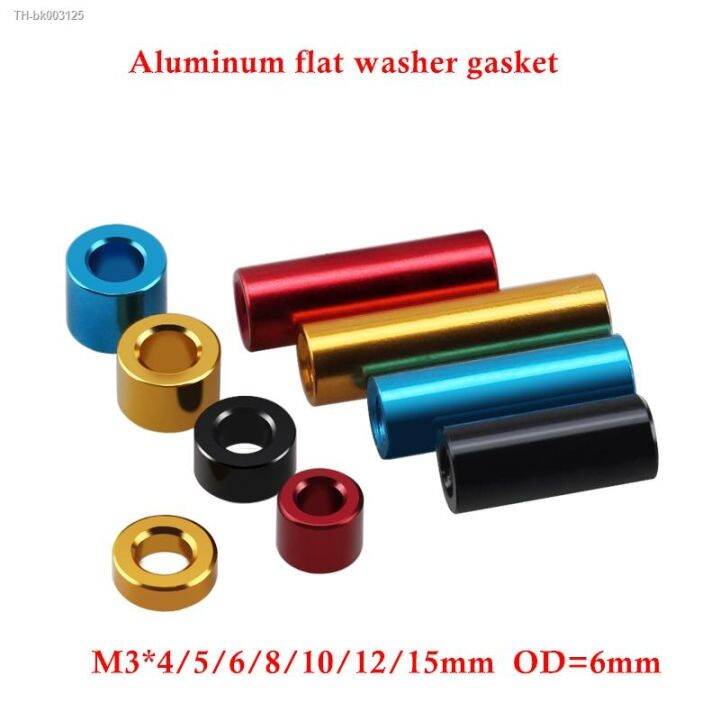 20pcs-lot-m3-aluminum-washer-m3x6x0-25-0-5-1-1-5-2-2-5-3-4-5-6-8-10mm-m3-colourful-anodized-aluminum-flat-washers-gasket