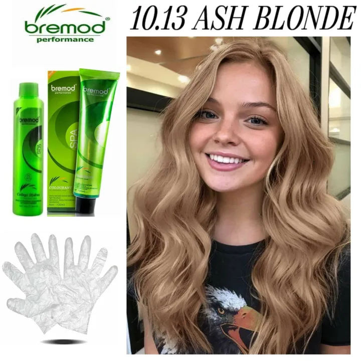 BREMOD  ASH BLONDE Permanent Hair Color (100ml) set with Oxidizer  (6,9, or 12%) | Lazada PH