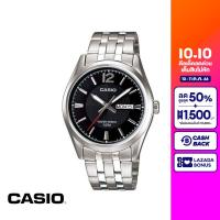 CASIO นาฬิกาข้อมือ CASIO รุ่น MTP-1335D-1AVDF วัสดุสเตนเลสสตีล สีดำ