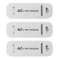 3X 4G LTE USB Wifi Modem 3G 4G USB Dongle Car 4G Lte Dongle Network Adaptor with Sim Card Slot