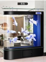 ◘ tank living room floor-standing bullet screen partition 2023 new aquarium ecological goldfish