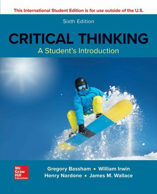 critical thinking a student's introduction 6th edition