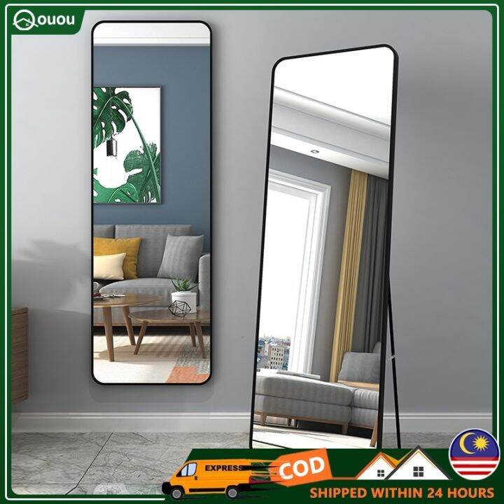 OoCermin panjang Standing Long Mirror Stand Fulllength mirror wall